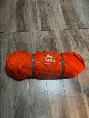 MSR Orange Camping Gear Compression Sack